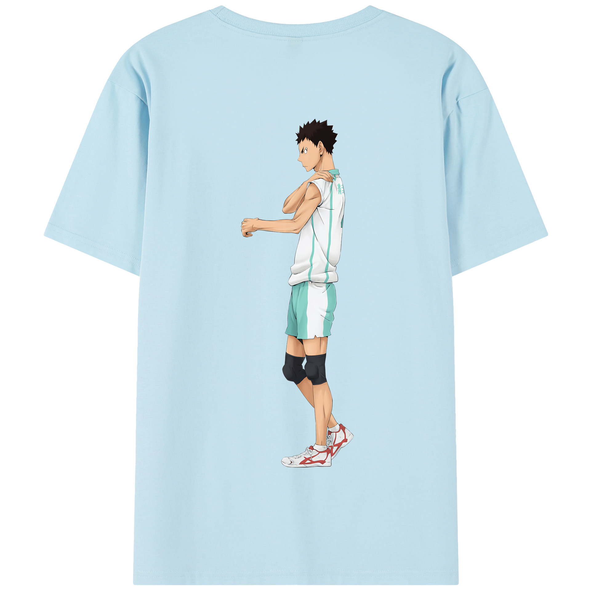 （画像用） ハイキュー!! Haikyu!! 綿100％半袖Tシャツ（背面プリント）